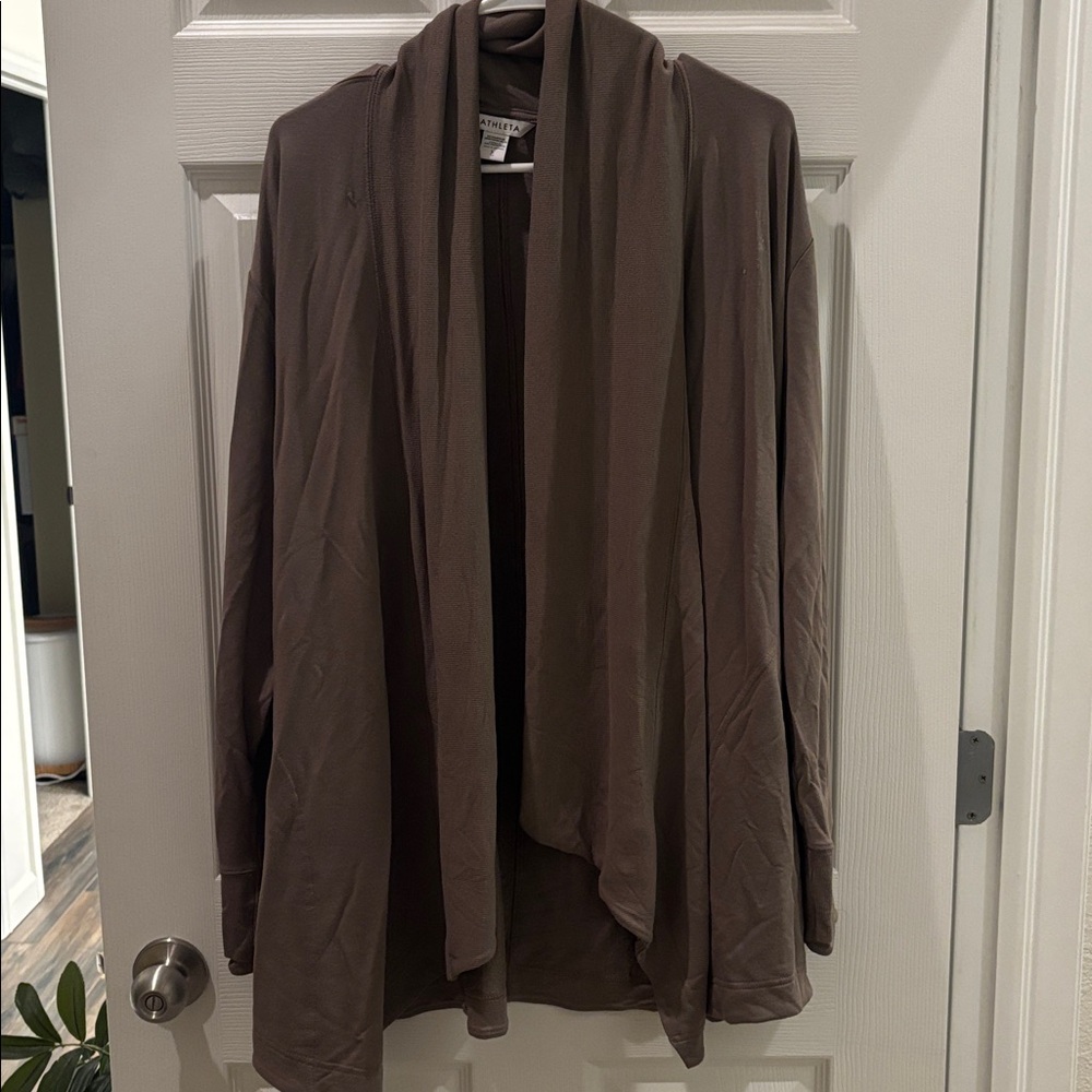 Athleta Taupe Cardigan